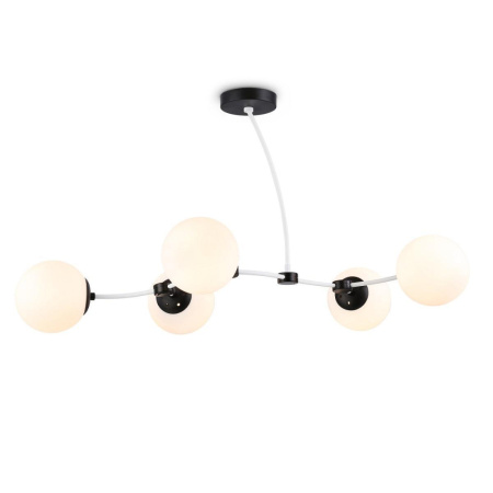 TR2546 Подвесной светильник TR2546/5 WH/BK белый/черный E27/5 max 60W 950*600*450