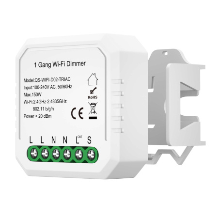 ST LUCE ST9000.500.01CDIM WIFI диммируемое реле 1 канал Белый