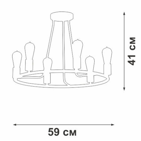 V3771-1/6PL Люстра