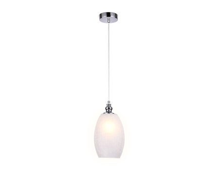 TR3621 Подвесной светильник со сменной лампой TR3621 CH/FR хром/матовый E27 max 40W D150*1050