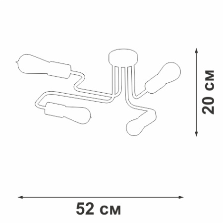 V4196-1/4PL Люстра