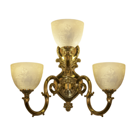 Светильник 7203B16/2+1/210 G P1 U Pair, 3x40 w, 49х29х41 см