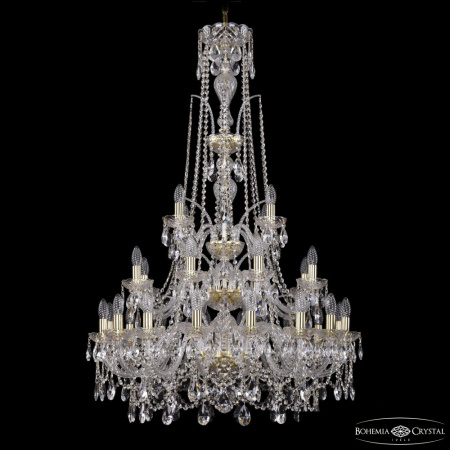 Светильник 1411/16+8+4/300/XL-131/3d золото, 28х40 w, 87х131 см