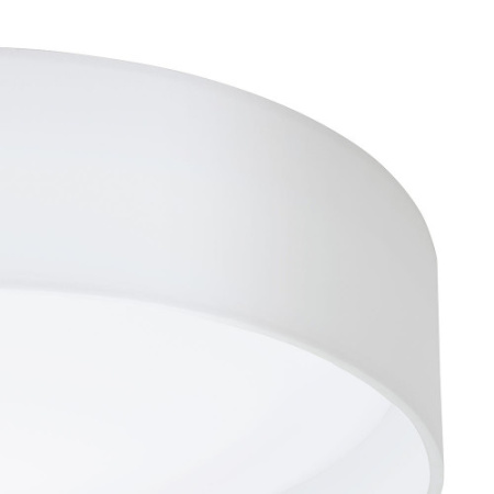 Светодиодный светильник потолочный PASTERI, 12W (LED), Ø320, белый/текстиль, белый