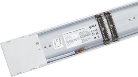 844424318 Св-к светодиодный Gauss IP20 595*74*24мм 18W 1170lm 6500K cталь 1/20