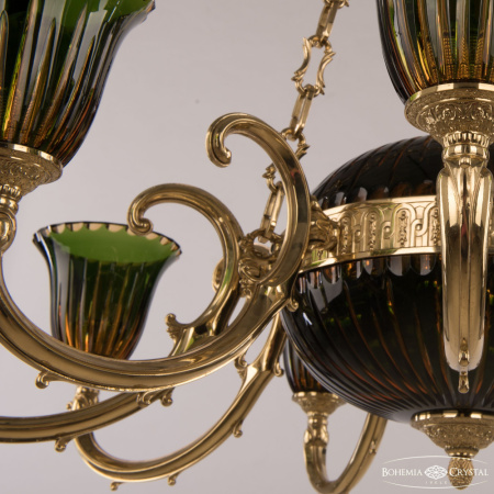 Светильник 72009P/9/250 G P2 U Amber-Green/H-1K Y8 FA10B, 17х40 w, 92х90 см