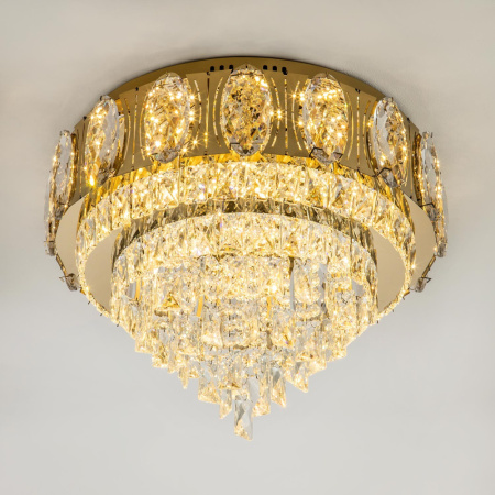 L9438-500 GD с УД Потолочная люстра LED4U L9438-500 GD с функцией УД