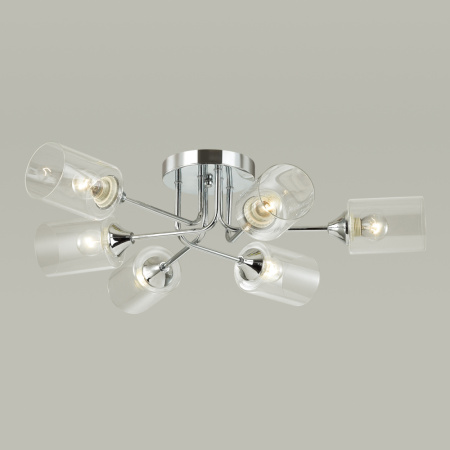 4529/6C COMFI LN21 061 хром Люстра потолочная E27 6*60W 220V JERRY