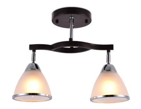 TR3111 Подвесная люстра TR3111/2 DCF/CH темный кофе/хром E27 max 40W 400*150*315
