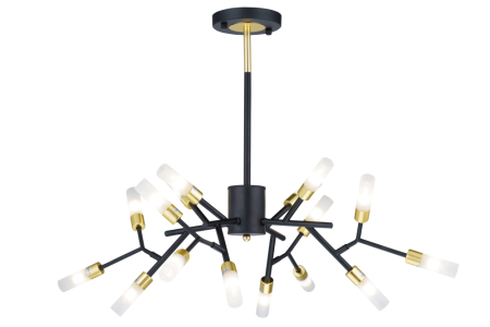 81929/16 BLACK+IMITATED GOLD (1) Люстра Veneto Luce