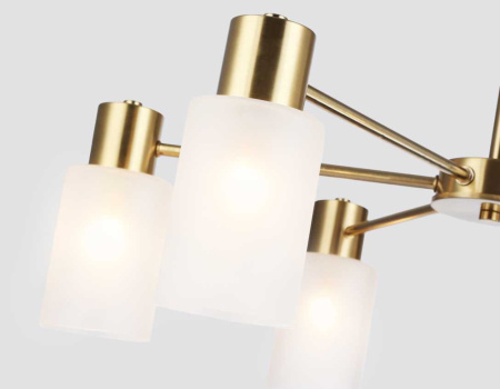 TR9581 Светильник подвесной TR9581/6 BS латунь E14*6 max 40W 620*620*385