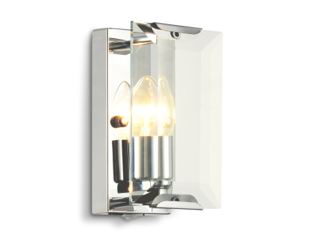 TR5155 Настенный светильник TR5155 CH/CL хром/прозрачный E14/1 max 40W 210*130*100