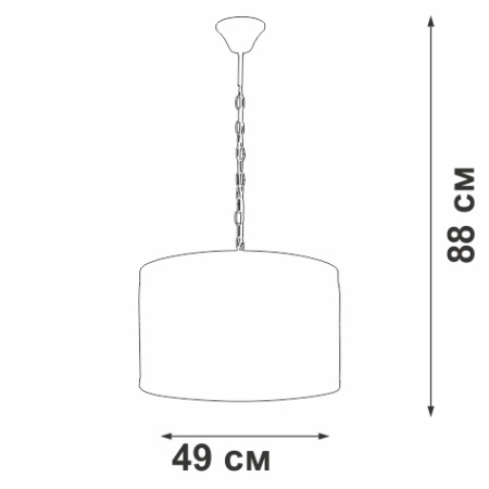Люстра V4568-1/6, 6хE27 макс. 40Вт