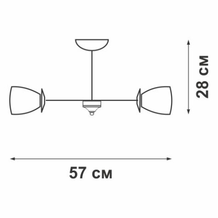 V3380/5PL Люстра V3380/5PL, 5хЕ14 макс. 40Вт, плафон ПП