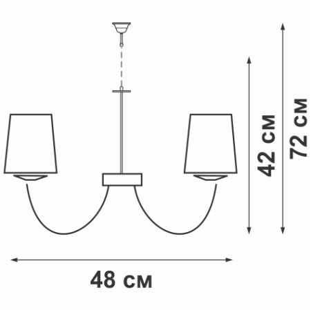 V3398-1/5 Люстра V3398-1/5, 5хЕ14 макс. 60Вт