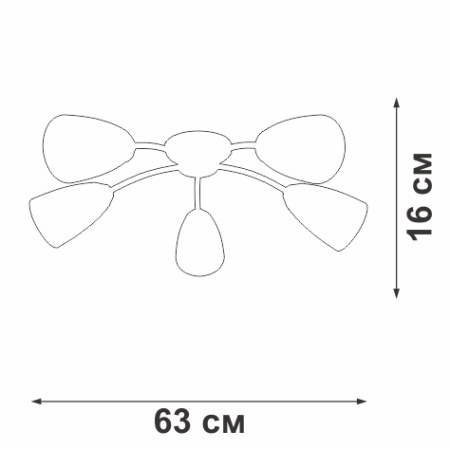 V3944-9/5PL Люстра