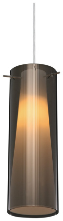 229-106-01 Светильник подвесной Хром/Белый, Дымчатый E27 1*60W