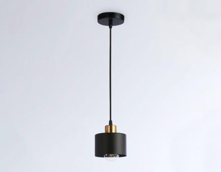 TR8113 Подвесной светильник в стиле лофт TR8113 BK/BS черный/латунь