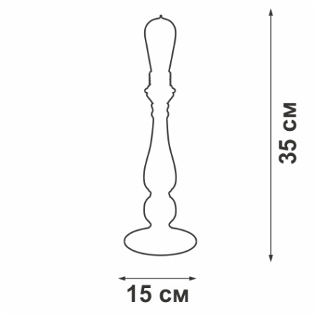 V1660-8/1L Светильник настольный V1660-8/1L, 1хЕ27 макс. 60Вт