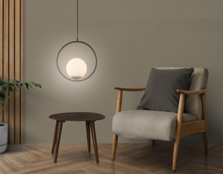 TR2592 Подвесной светильник TR2592 BK черный E27 max 60W 300*150*1000