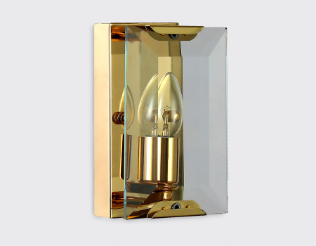 TR5157 Настенный светильник TR5157 GD/CL золото/прозрачный E14/1 max 40W 210*130*100