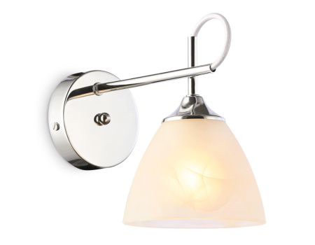 TR3045 Настенный светильник TR3045 CH/FR хром/белый матовый E27 max 40W 215*135*225