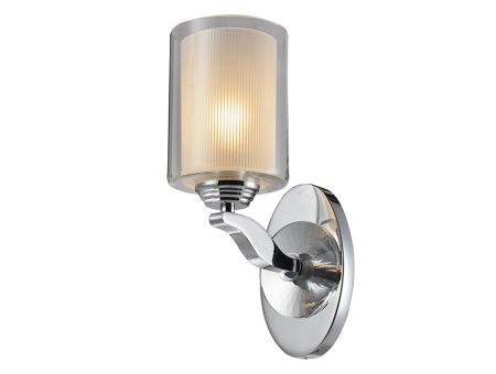 7901/A , Бра, Chrome Glass clear/matt white L13*H26.3*Sp22.5 cm E14 1*60W