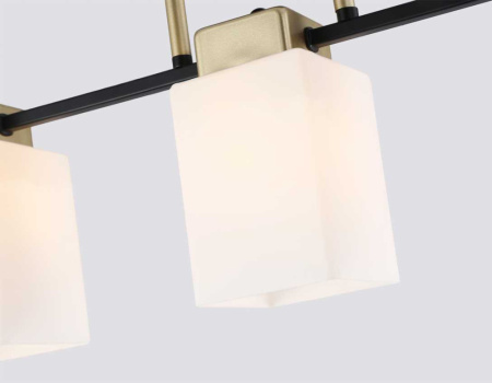 TR303046 Светильник подвесной TR303046/3 BK/GD черный/золото E27/3 max 60W 540*100*270