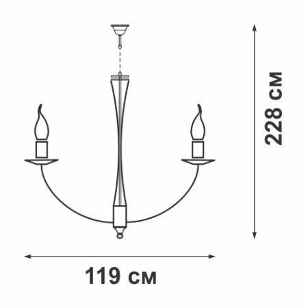 V3295-7/20+10 Люстра