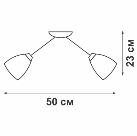 V3737-2/5PL Люстра V3737-2/5PL, 5хЕ14 макс. 40Вт, плафон ПП