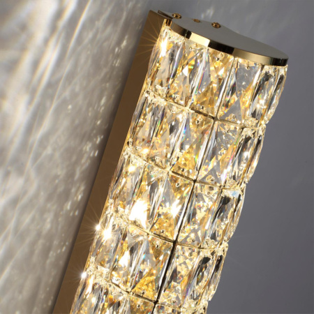 4926/8WL L-VISION ODL24 481 золото/металл/хрусталь Настенный светильник LED 8W 4000K 463Лм PANTA
