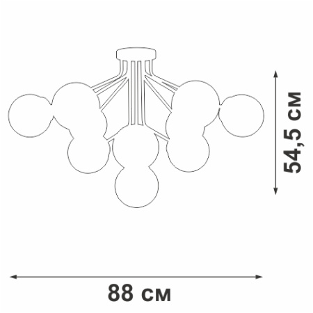 V42870-8/10PL Люстра