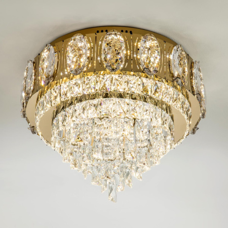 L9438-500 GD с УД Потолочная люстра LED4U L9438-500 GD с функцией УД
