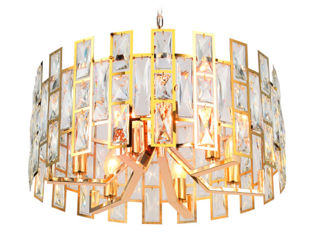 TR5061 Подвесная люстра TR5061/6 GD/CL золото/прозрачный E14/6 max 40W D500*938