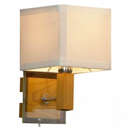 LSF-2501-01 Бра, MONTONE, chrome + beech, E14 1*40W