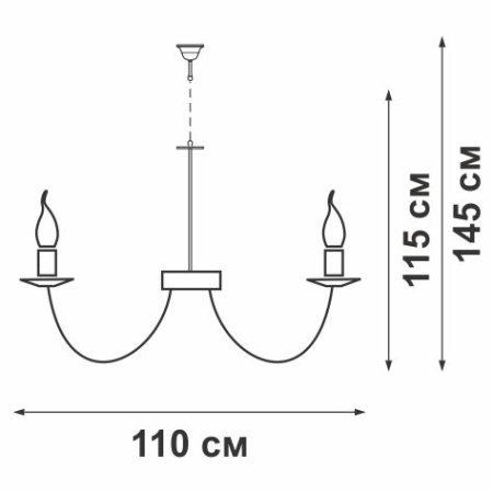 V1014/12+6 Люстра