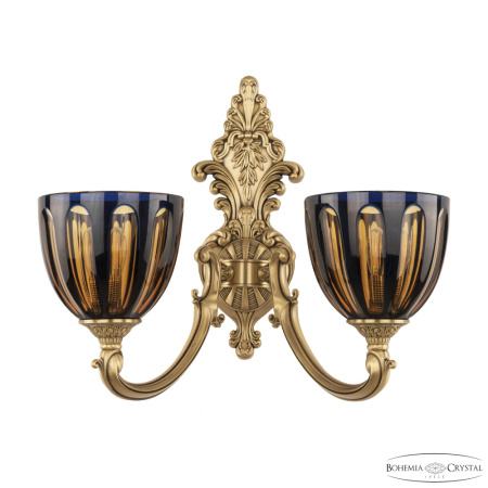 Светильник 7209B15/2/175 FP P1 U Amber-Blue/H-1H, 2x40 w, 39х24х36 см