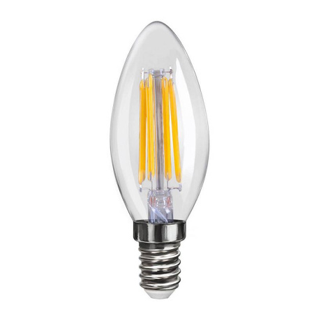7020 VG10-C1E14cold6W-F Лампа светодиодная свеча 6W E14 4000K