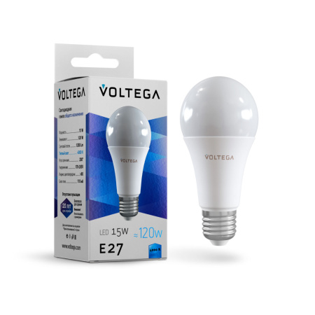 7157 VG2-A60E27cold15W ЛОН E27 4000К 15W