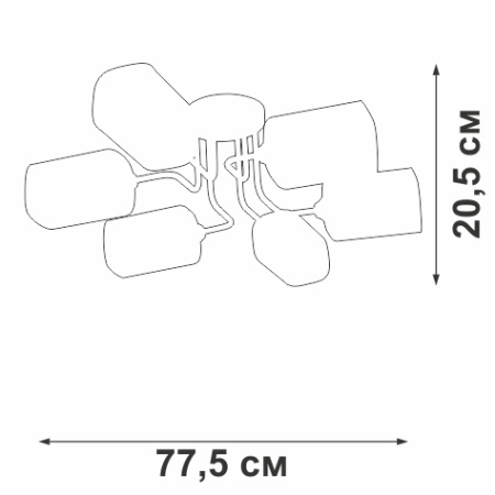 V4888-1/6PL Люстра