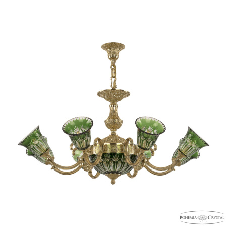 Светильник 72213P/8/210 G P2 U Clear-Green/H-1I, 11x40 w, 98х45 см