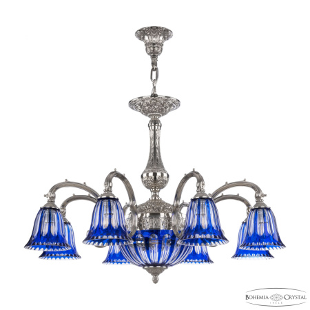 Светильник 72109P/8/210 Ni P2 D Clear-Blue/H-1H, 11x40 w, 81х58 см