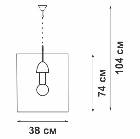 Люстра V1649/4, 4xE14 макс. 60Вт
