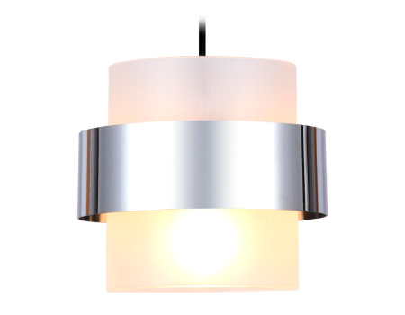 TR3644 Подвесной светильник со сменной лампой TR3644 CH/FR хром/матовый E27 max 40W D180*950