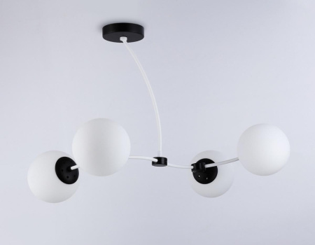 TR2542 Подвесной светильник TR2542/4 WH/BK белый/черный E27/4 max 60W 700*450*450