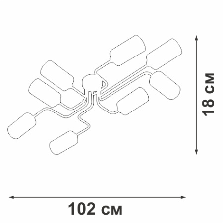 V4310-0/8PL Люстра