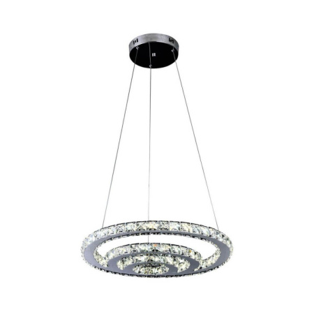 08550(3000-6000K) Подвесной светильник ТОР-КРИСТАЛЛ хром h120 d50 Led 60W (3000-6000K) с пультом ДУ