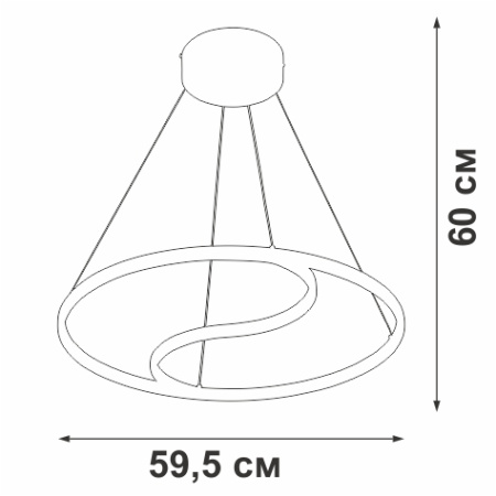 V4652-0/1S Светодиодный светильник V4652-0/1S, LED 56Вт, 3900-4200K, 3200Lm