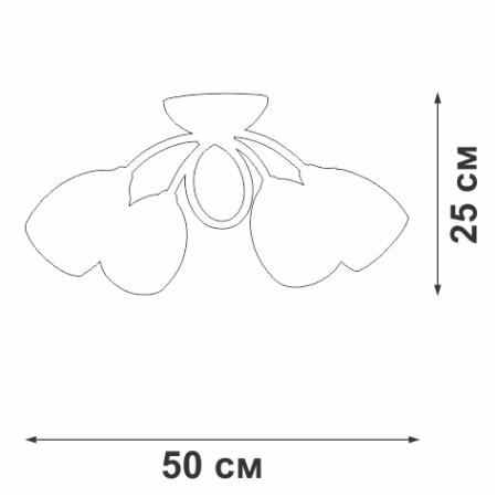 V3181/4PL Люстра V3181/4PL, 4хЕ14 макс. 60Вт