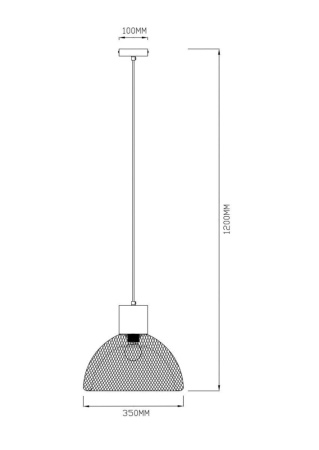 A7046SP-1PB Подвесной светильник ARTE LAMP CASTELLO A7046SP-1PB